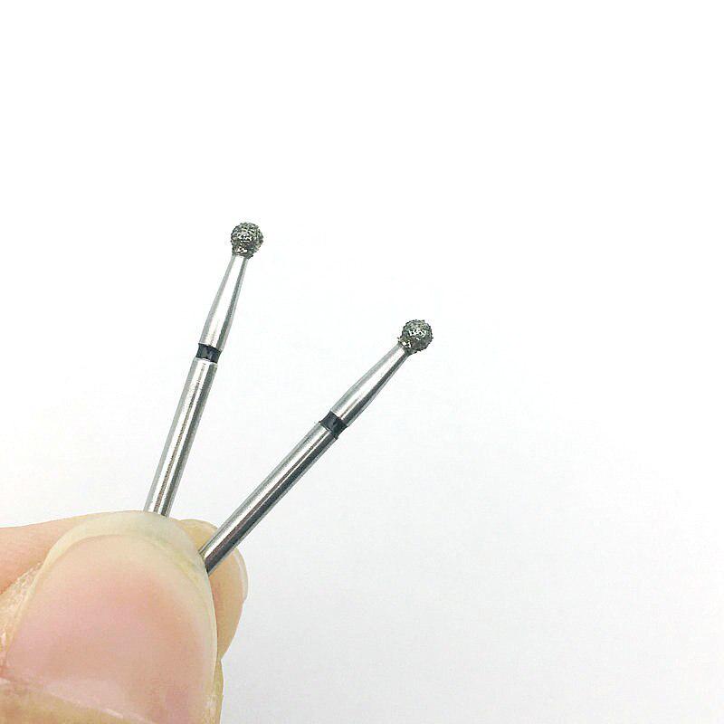 10 sztuk Dental Diamond FG szybkie wiertła do polerowania kulki wygładzające okrągłe wiertła dentystyczne BR-X28S