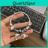 Delfin Herz Edelstahl Verstellbares Armband Mit Galvanisierter Oberfläche Für Damen Modeaccessoire