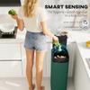 50L Sensor Bin, Automatic Kitchen Bin, Manual Override, Battery Operated, Inner-Bucket-Free, for Kitchen, Bedroom