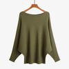 Loose Casual Fashion Bat Long Sleeve Women Sweater Solid Color Pullover Autumn Winter Knitted Tops Elegant Simple Sweaters Basic Clothing