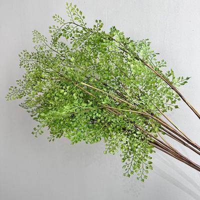 Realistic Artificial Fern Plant Branches Real Touch Handmade Artificial Greenery Fern Grass Elegant Fake Plants