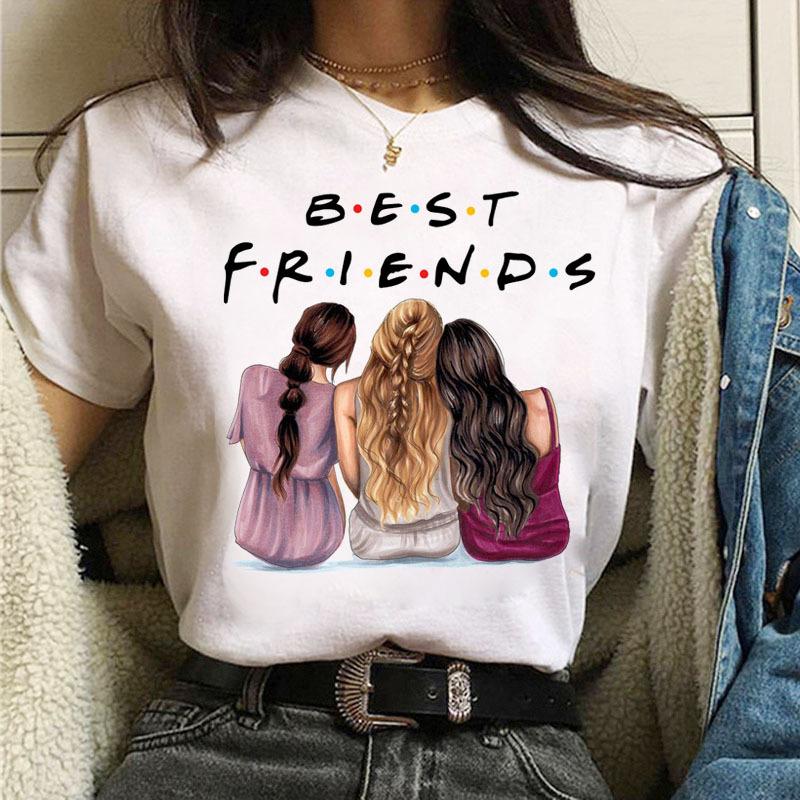 Summer Urban Girl Fashion Letter Print Simple Pure Cotton Loose Round Neck T-Shirts Women’s