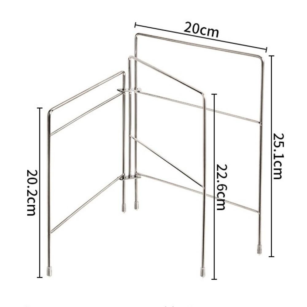 Stainless Steel Kitchen Dishcloth Rack Drain Function Space Saving Dishwashing Cloth Storage Vertical Design Kitchen Drying Rack