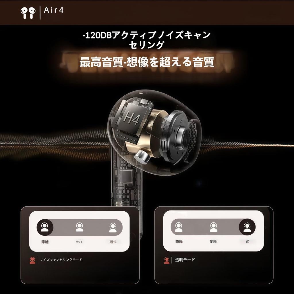 Direct Sales 2026 Prime Day Wireless Earphones Bluetooth Noise Cancelling Earbuds Automatic Pairing Spatial Audio Active Noise Cancelling My Qi HIFI