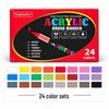Liquid Acrylic Marker Set with Soft Tips for DIY Art & Professional Watercolor Painting