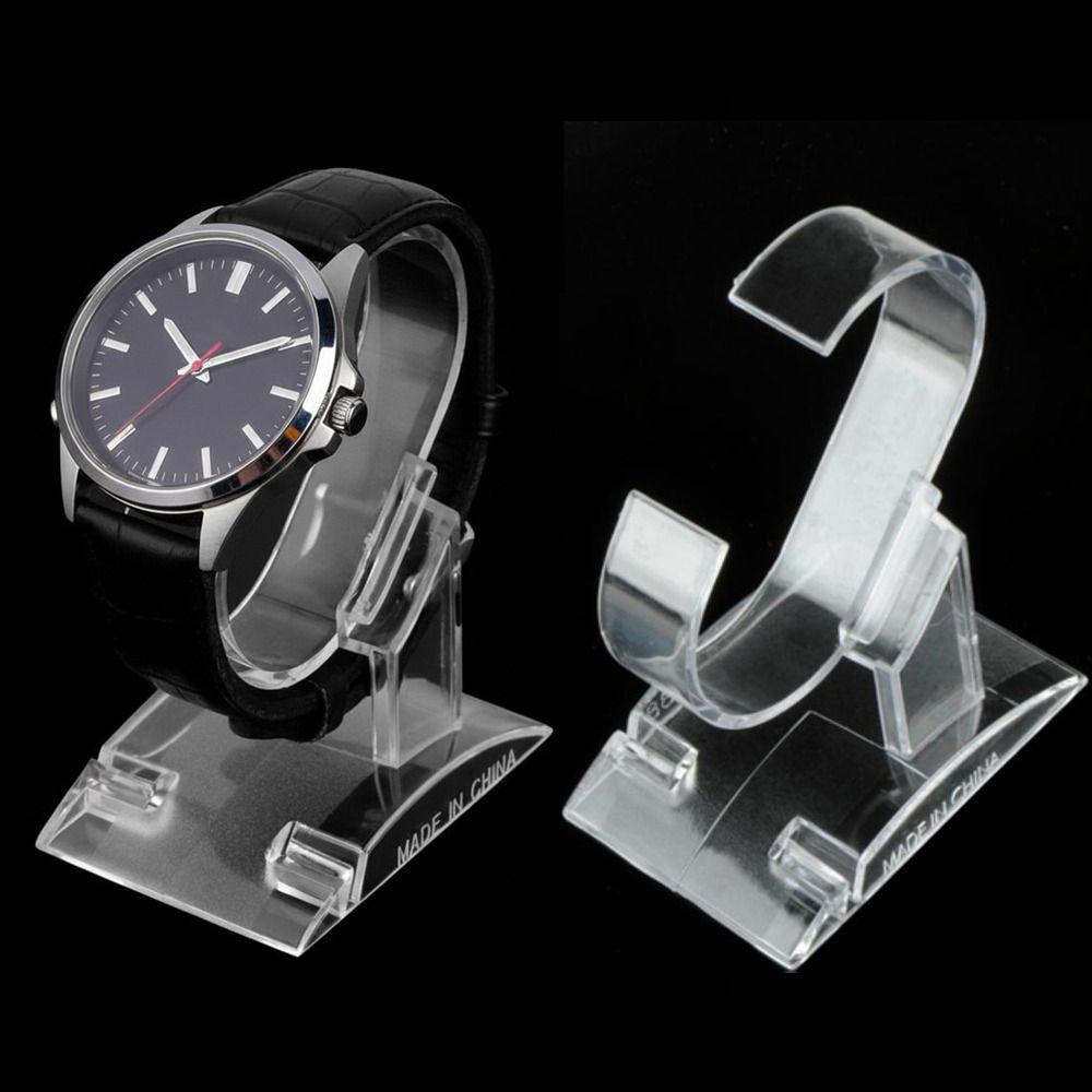 Clear Watch Rack C-type Watch Storage Holder Universal Bangle Cuff Bracelet Organizer