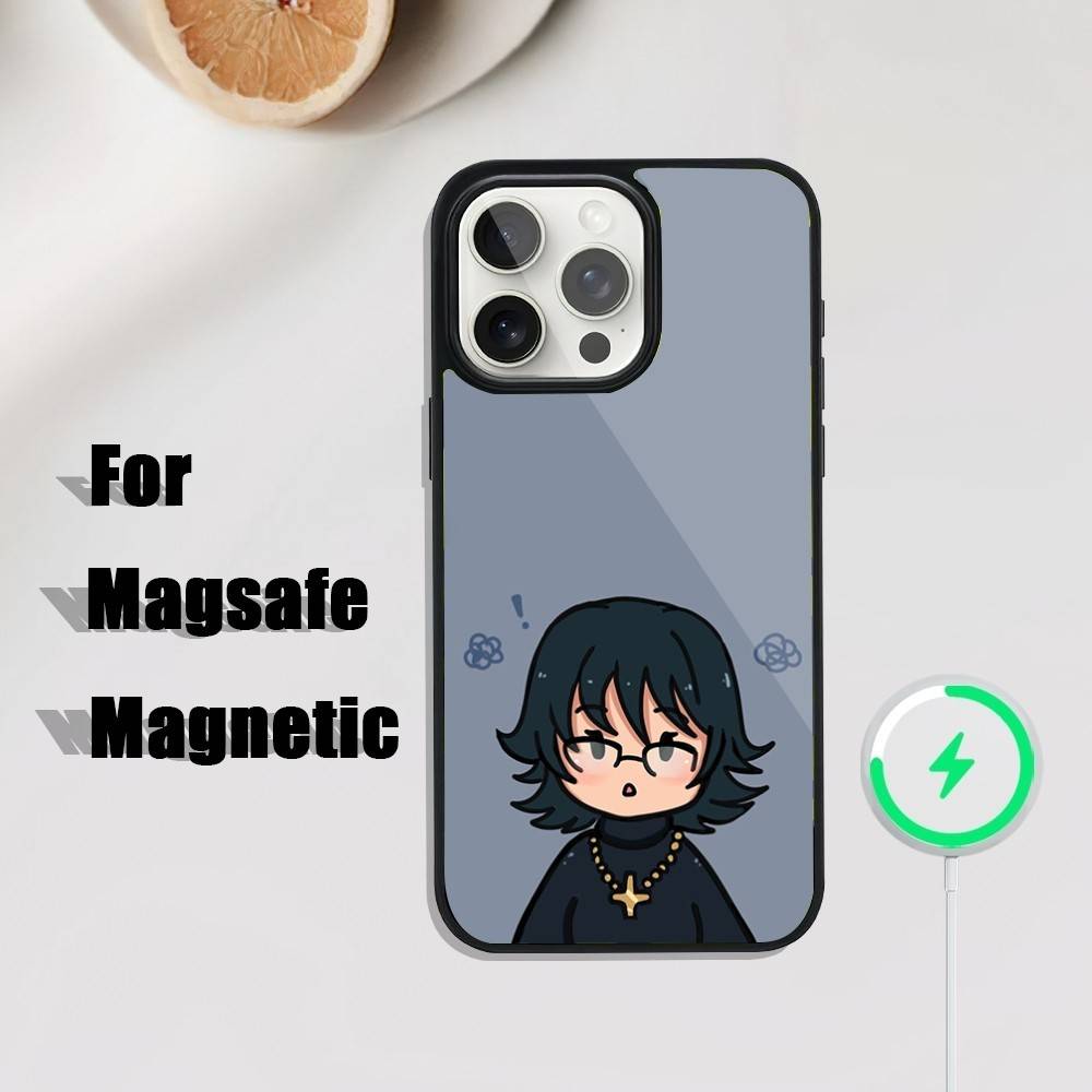 S-Shizuku M-Murasaki Anime Phone Case For iPhone 17,16,15,14,13,12,11,Pro,Max,Plus,Mini,SE4,E Magnetic Magsafe Wireless Charging