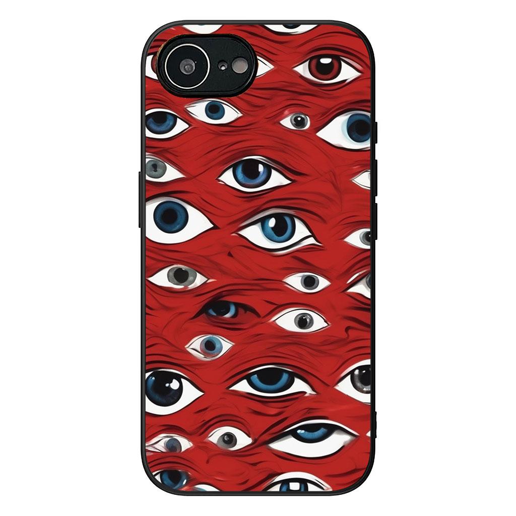 Cover for Apple iPhone 17 16 11 Pro XS Max XR 6 7 8 Plus 16E SE 2020 Air 5 SE2 Phone Case Eyes Spooky Scary Face