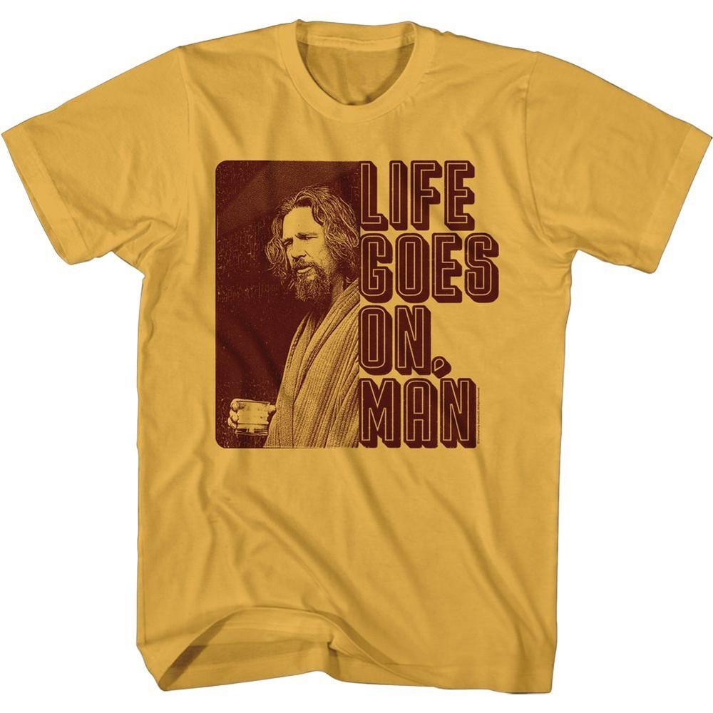 

The Big Lebowski Life Goes On Man Movie Shirt Unisex T-Shirt XXL