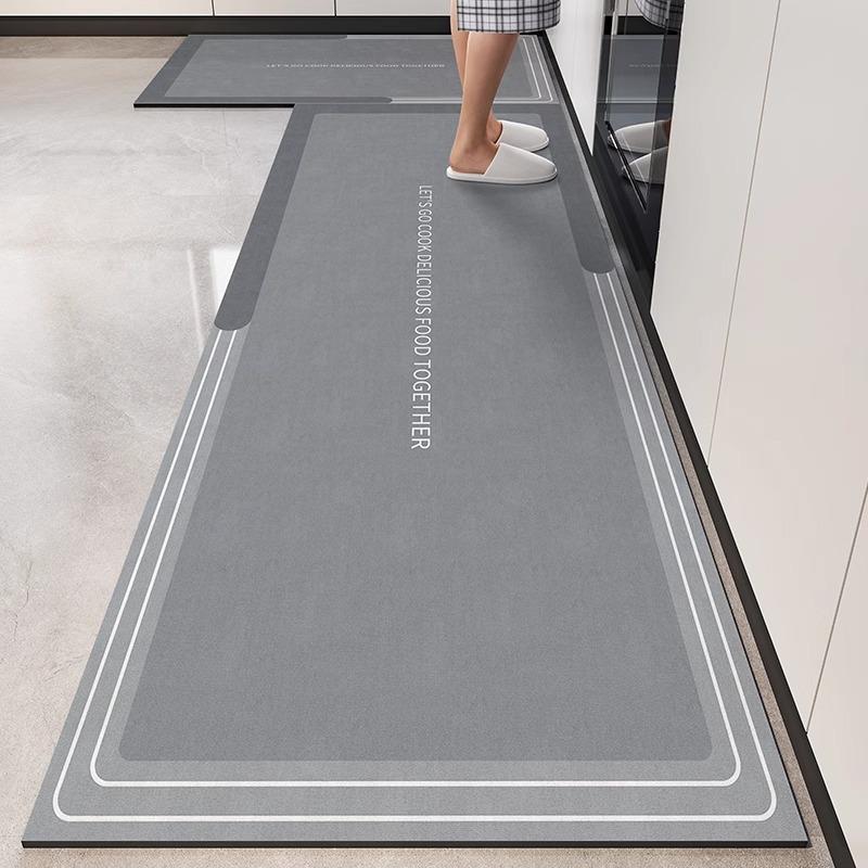 Multi-purpose Sponge Water Absorption Mat: Kitchen, Bathroom Bathroom Anti-skid, Moisture Absorption, Machine Washable Carpet