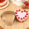 MDNG Stainless Steel Heart Mousse Ring Baking Tool