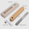 LED PIR Motion Sensor Night Light Bedroom Wooden Lamps Home Decor Magnetic Key Holder Cabinet Door Hanging Lamp USB Rechargeable