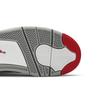 Air Jordan 4 Retro SE Grade School 'What The 4' (Unisex) Weiße / Militärblau / Feuerrot / Tech-Grau Kinder Basketballschuhe 408452 146