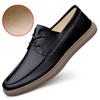 Old Man Head Men's Shoes Leather Shoes Fleece Lace-up Comfortable Soft Sole Business Casual Cotton Leather Shoes