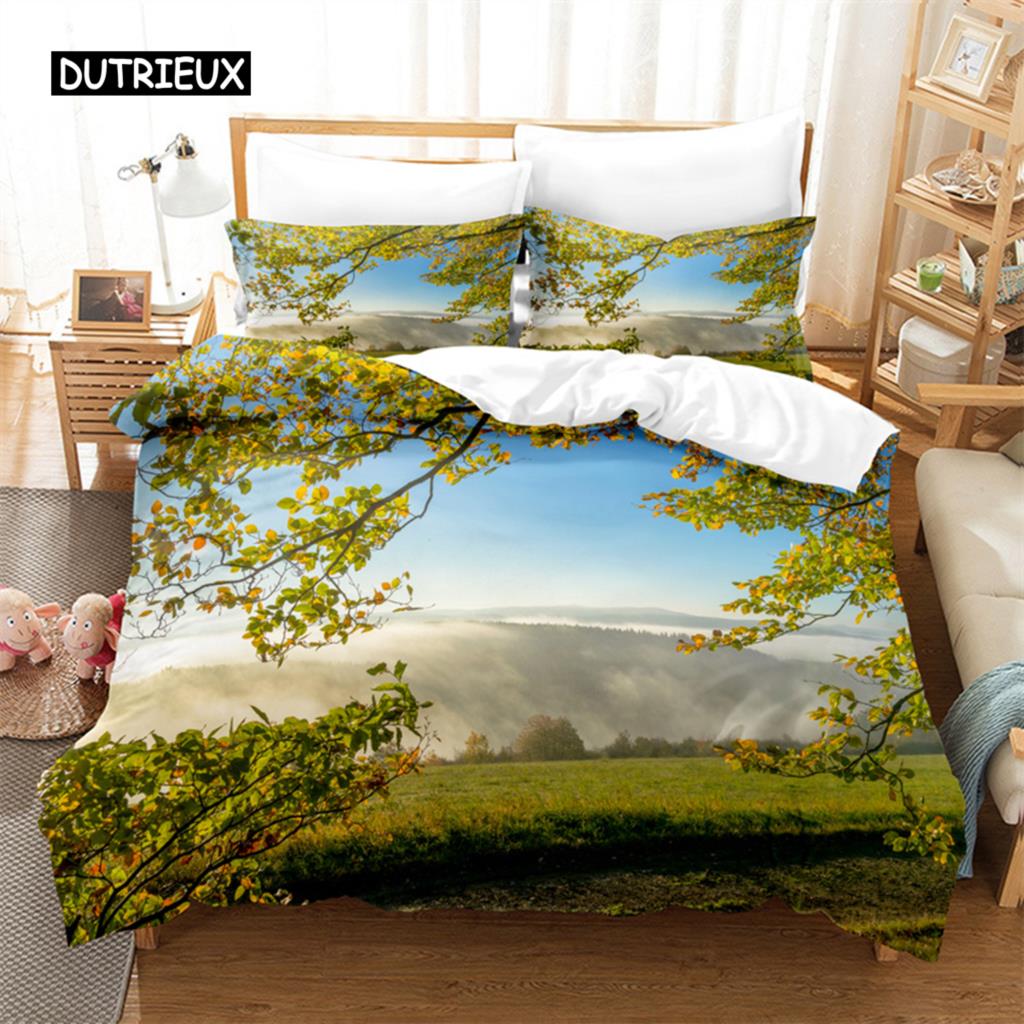 Creative Leaves Bedding Set Duvet Cover Set 3d Bedding Digital Printing Bed Linen Queen Size Bedding Set Fashion Design