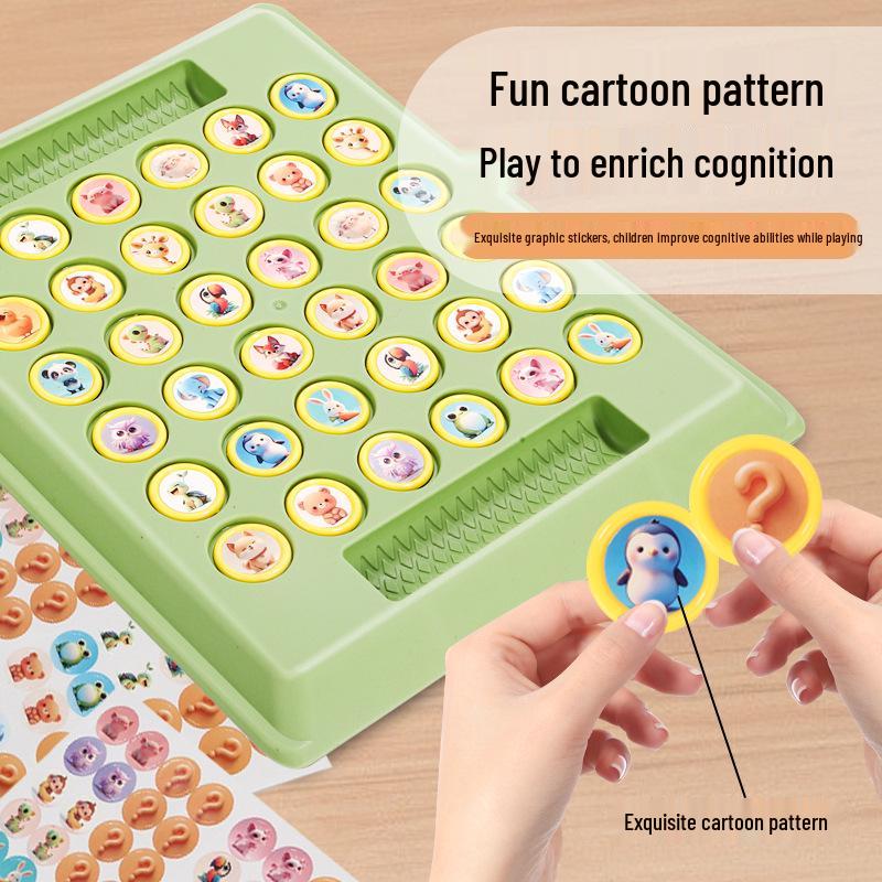 Cross-Border Kids' Two-Player Flip Chess: An Educational, Logic-Boosting Parent-Child Tabletop Game