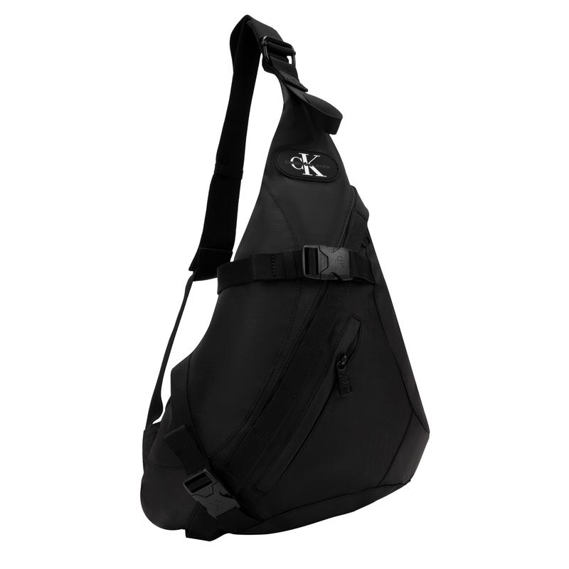 New CALVIN KLEIN Fabric Sling Bag Regular Men's Space Black HH3867-001