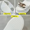 Thick-soled Soft-soled Sandals Female 2025 New Fashion Outer Wear Fairy Two-layer Cowhide Roman Sandals Korean Version Horse Buckle