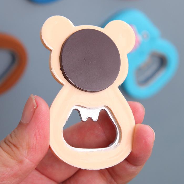 Silicone Cartoon Multi-use Bottle Opener & Fridge Magnet