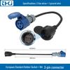 Waterproof Industrial Plug Socket Connector IP67 - 16A/32A, 3/4/5 Pin