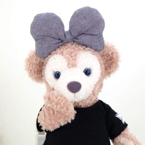cushu cush Duffy and ShellieMay Costumes for Plush Black Knit Dress and Ribbon Set Toys, (CDS469S)