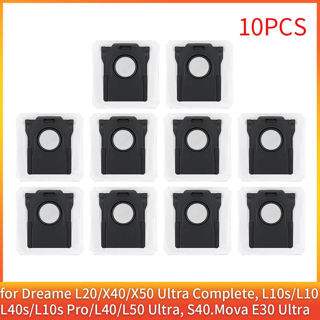 Fits Dreame L10s/L10/L40s/L10s Pro/L40/L50 Ultra | Compatible Dust Bags for Mova E30 Ultra/P50 Pro Ultra Parts