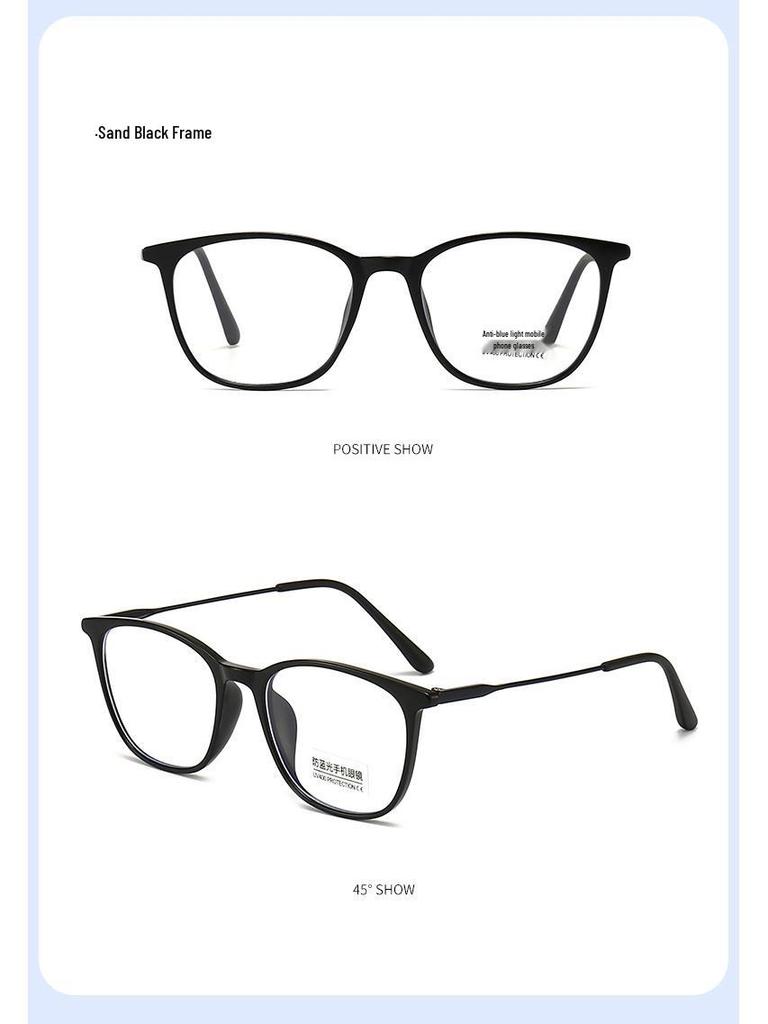 Ultralight Trendy Anti-Blue Light Eyeglass Frames for Men & Women - Prescription Ready