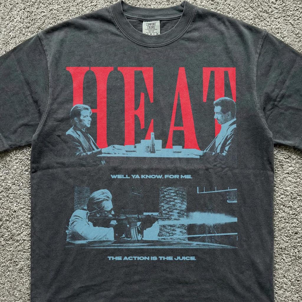 Vintage 90's Movie T-Shirt, Diner Scene Heat Graphic Tee