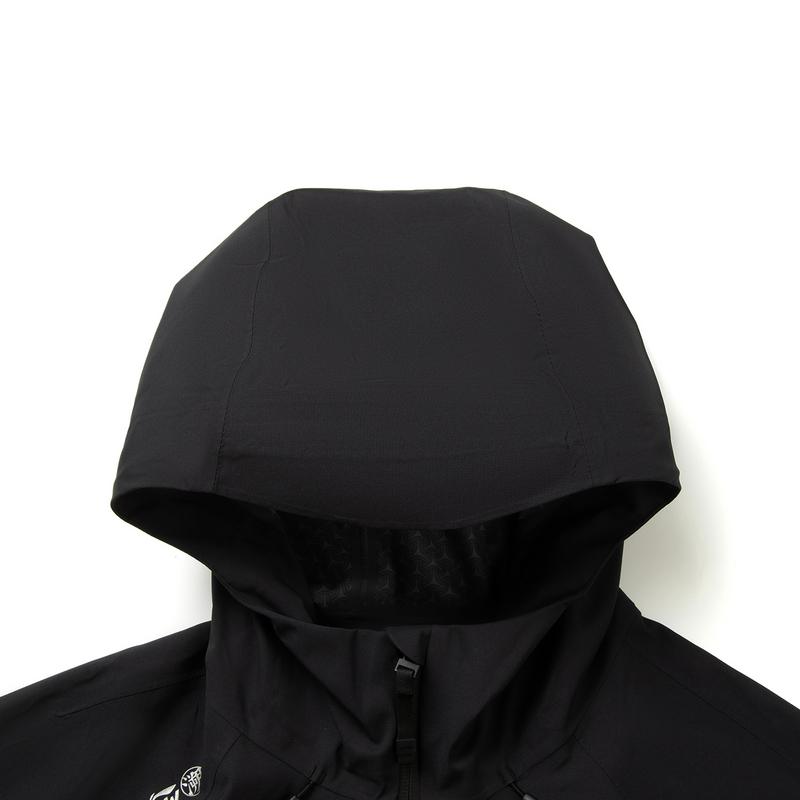 Li Ning CF Reflective Water-Resistant Windbreaker Unisex Jacket Palm-Gold AEMV033-6