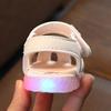 Sandalias ligeras para niña, zapatos de princesa de suela blanda, zapatos de verano para bebé de 1 a 3 años, zapatillas para niña
