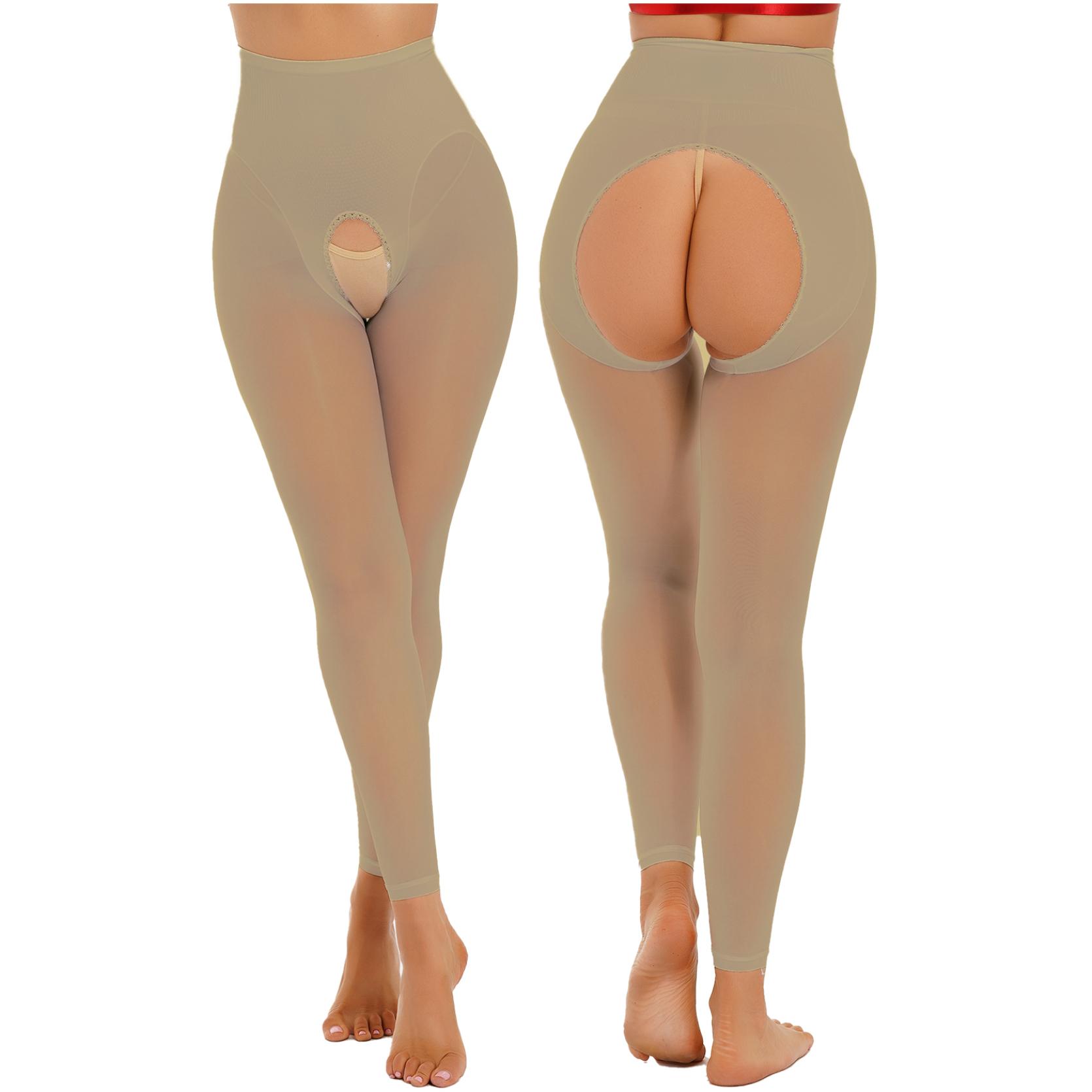 

Женские сексуальные чулки, леггинсы, прозрачные лоскутные узкие брюки с высокой талией, брюки One Size