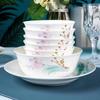 Tang Hui 22-Piece Microwave Safe Bone China Dinnerware Set
