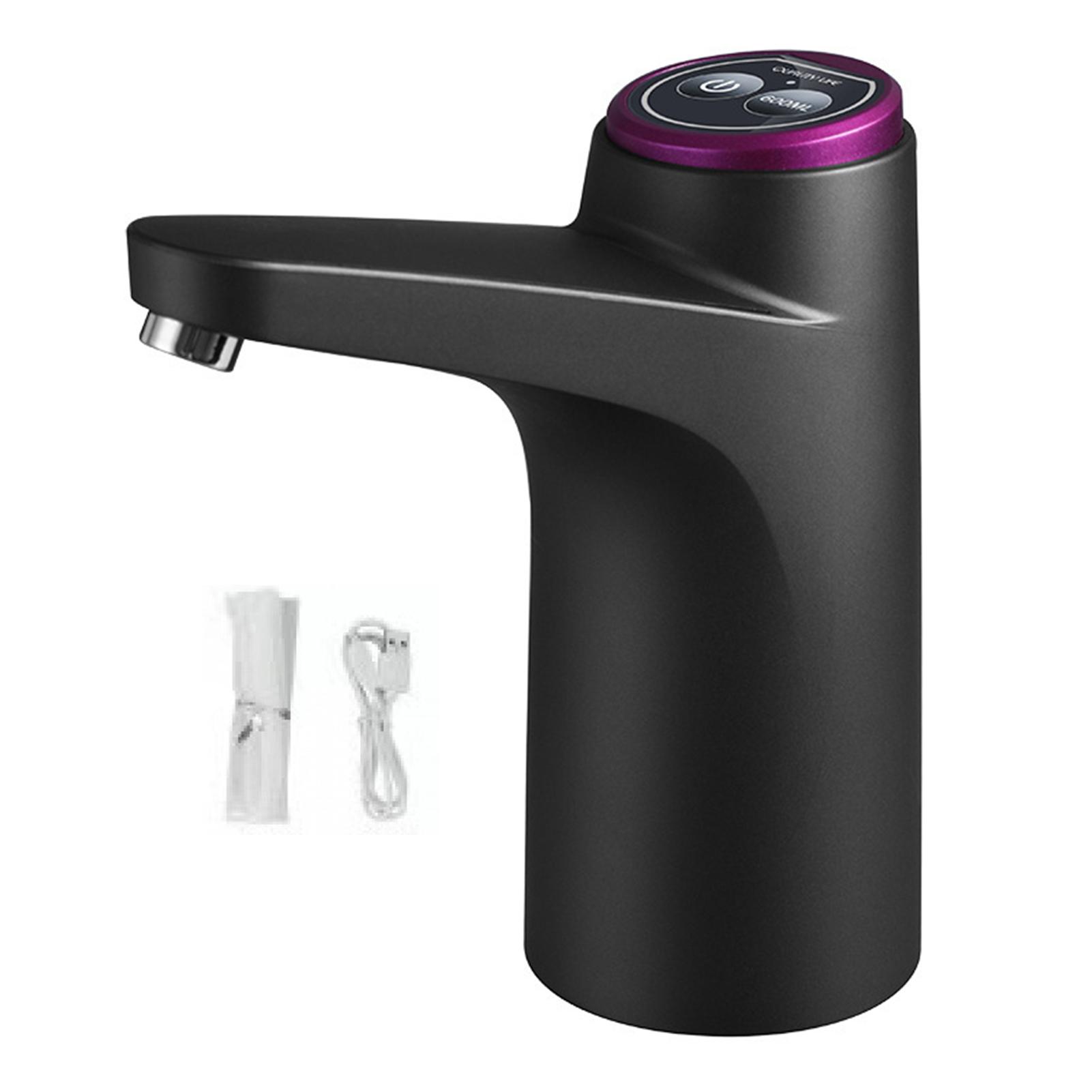 

Невеликий електричний диспенсер для води, зарядний USB-диспенсер для води для домашньої вітальні чорний