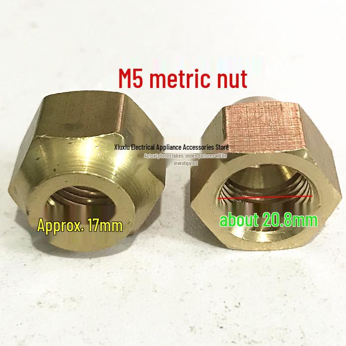 Copper Air Conditioning Pipe Joint Lock Nut Cap