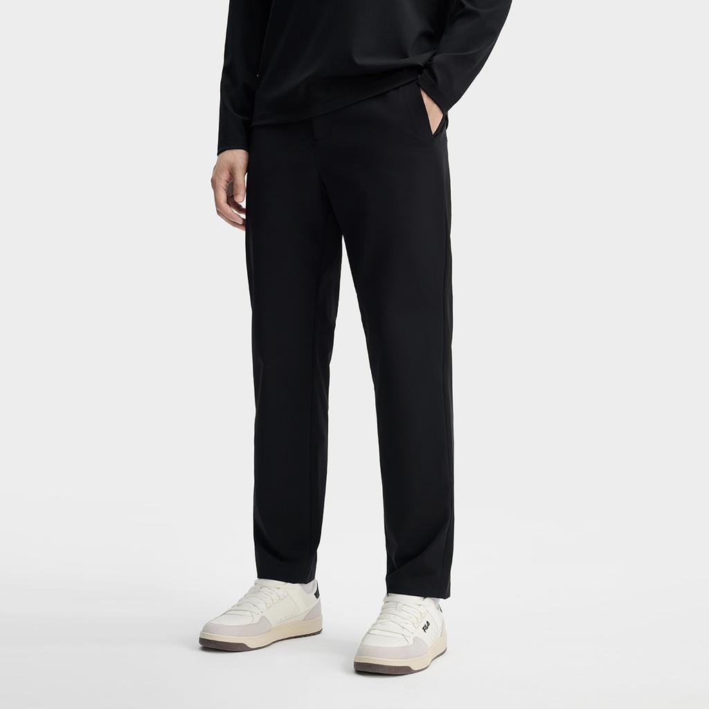 New FILA Lifestyle Casual Pants Men's Jet Black F11M512802F-BK