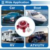 Battery Disconnect Switch 32V Battery Power Cut Isolator Kill Switch ON/Off Batteries Cut Off Switches for Cars Vehicles RVs and Boats 1 Pc