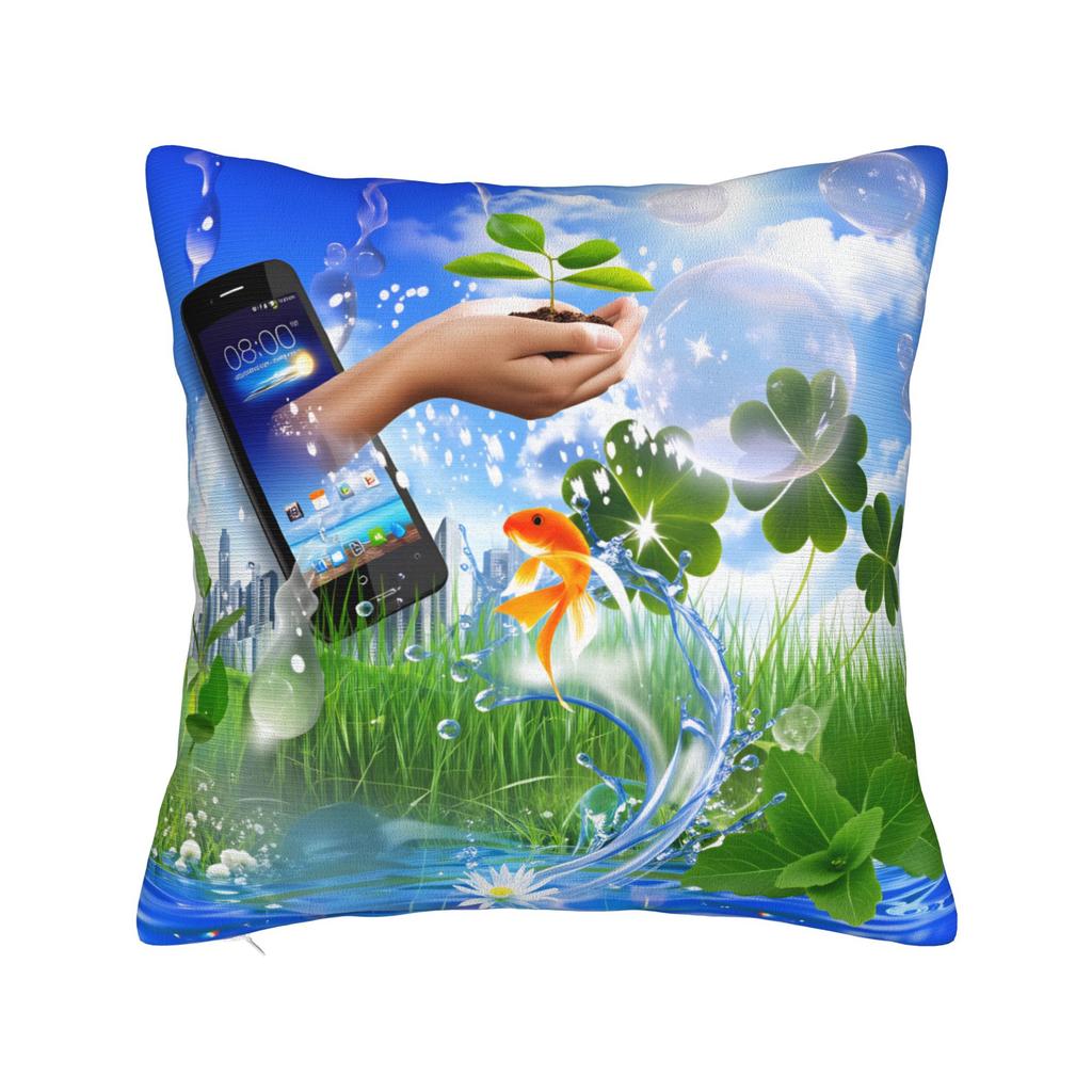 Frutiger Aero Ästhetik Kissenbezug Vintage Kissenbezug für Couch Sofa Schlafzimmer Weiche Kissenbezüge Geschenkidee