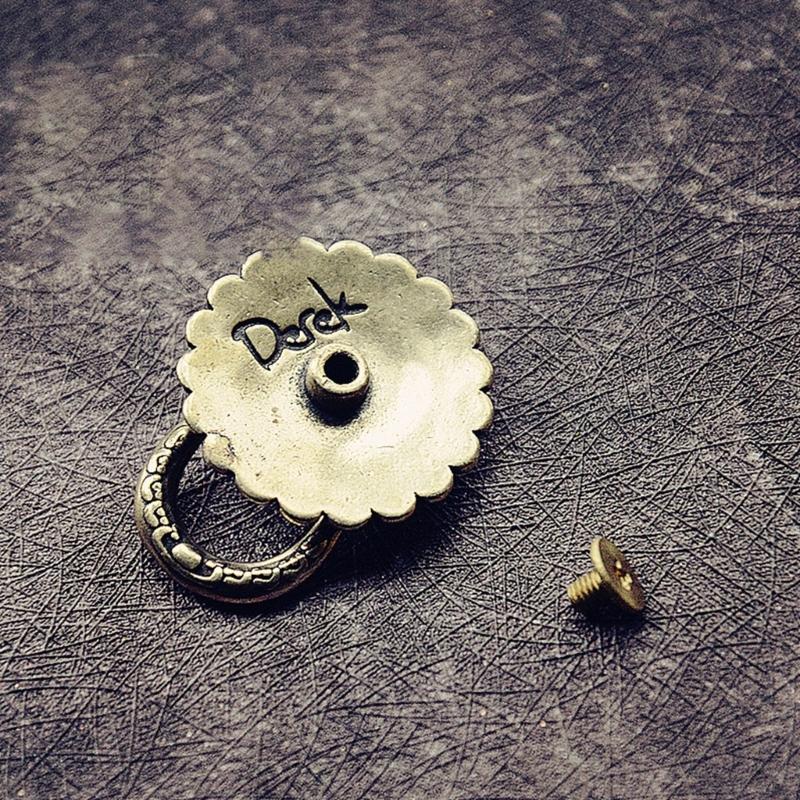 Retro Style Brass Clasp For DIY Garment Accessories Patina Finish Brass Connectors Metal Fastener