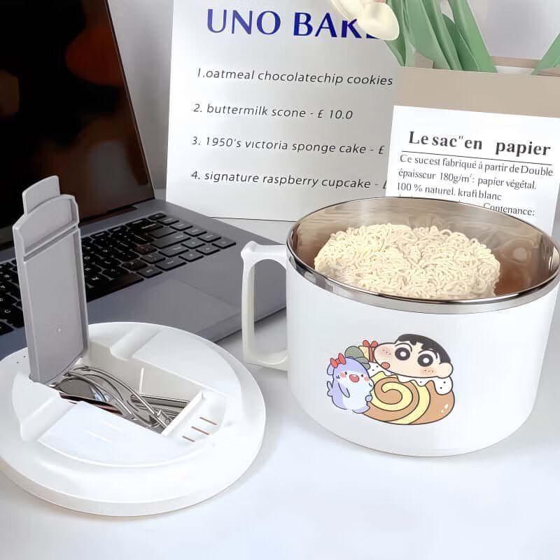 

ZISIZ Bread Roll Shin-chan 15cm Stainless Steel Noodle Bowl
