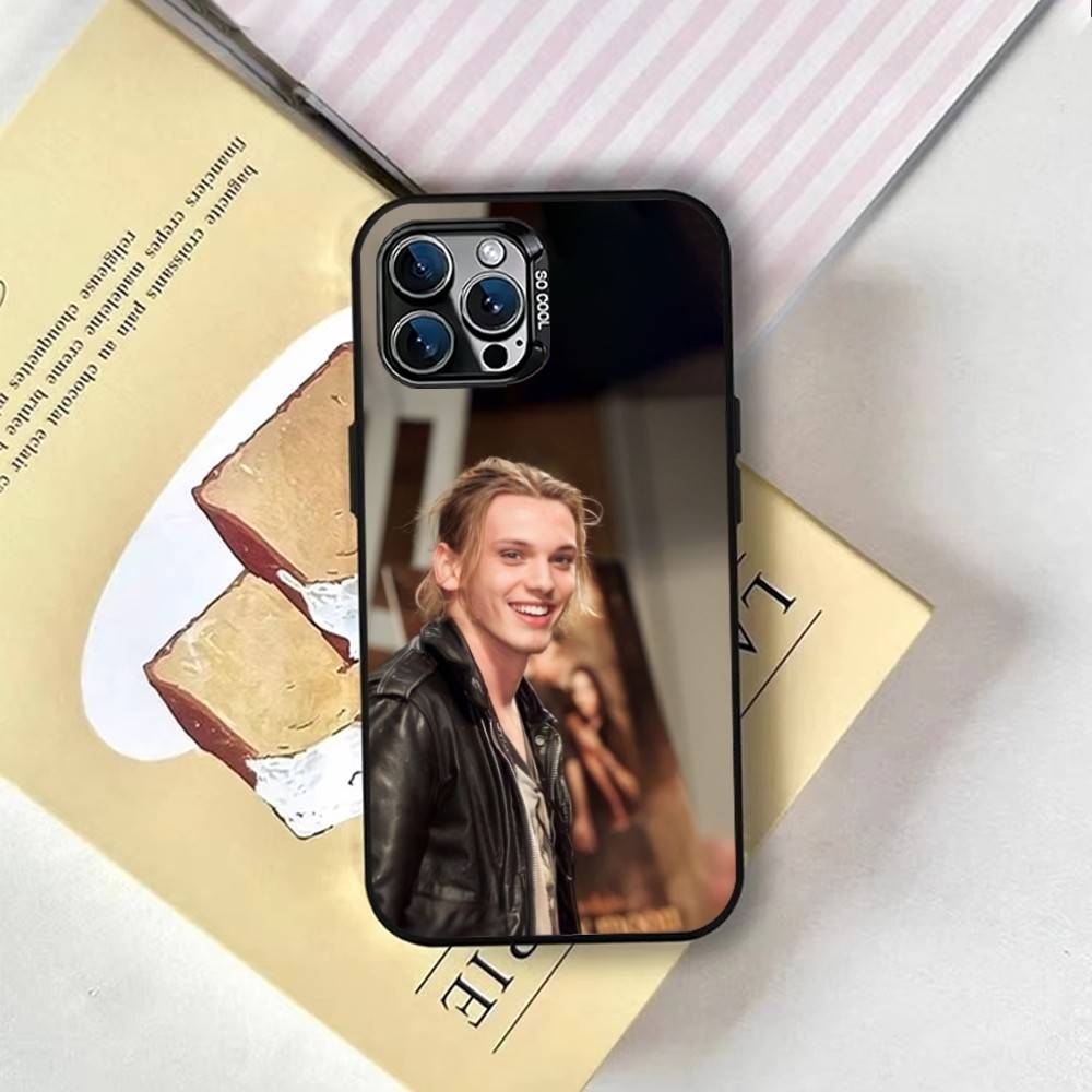 J-Jamie Campbell Bower Phone Case For iPhone 17,16,15,14,13,12,11 Plus,Pro Max,XS,Colorful Silver Black Cover