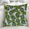Sofa Cushion Cover 45x45cm Green Leaf Pillowcase 40*40 Decorative Pillowcases for Pillows Pillow Hugs Fall Decoration Covers Bed