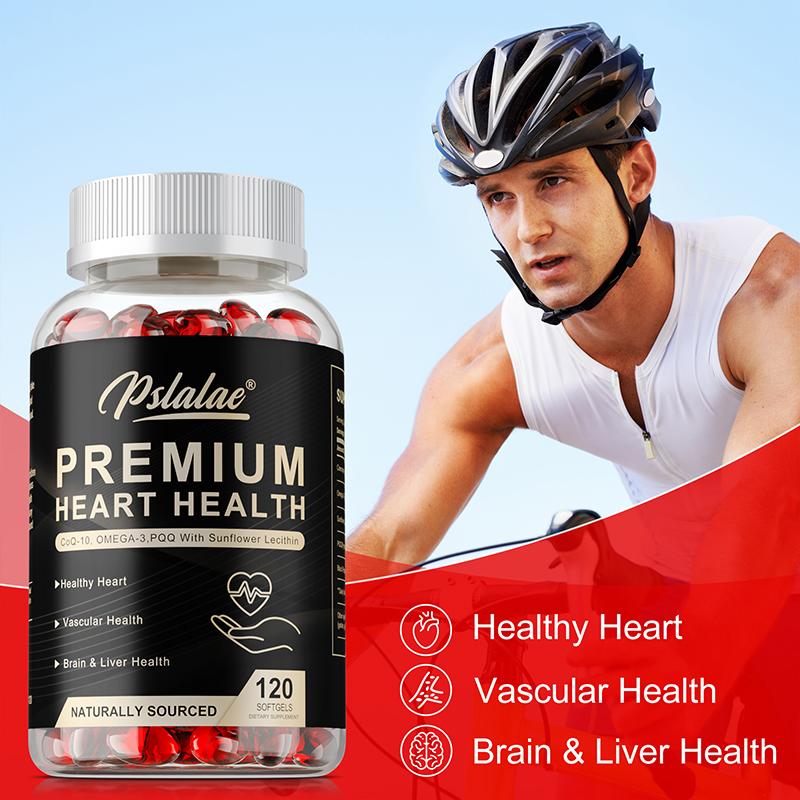 Ubiquinol CoQ10, Heart Health Antioxidant, Natural Supplement for Energy Production, 120 Capsules