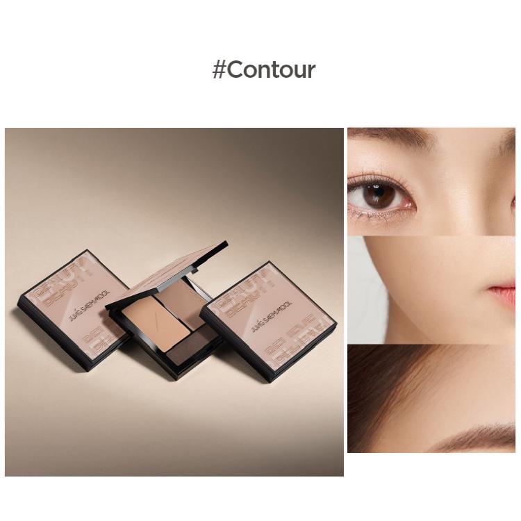 JUNG SAEM MOOL Artist Face Palette 14.3g Contour | Presenting Hydrated Texture, Brightening, Smoothing Texture