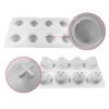 Peach Shape Silicone Mousse Cake Stylish Design Mold Designed For Baking Fruit Dessert Decorating Chocolate Bakeware Mould 8 Hole