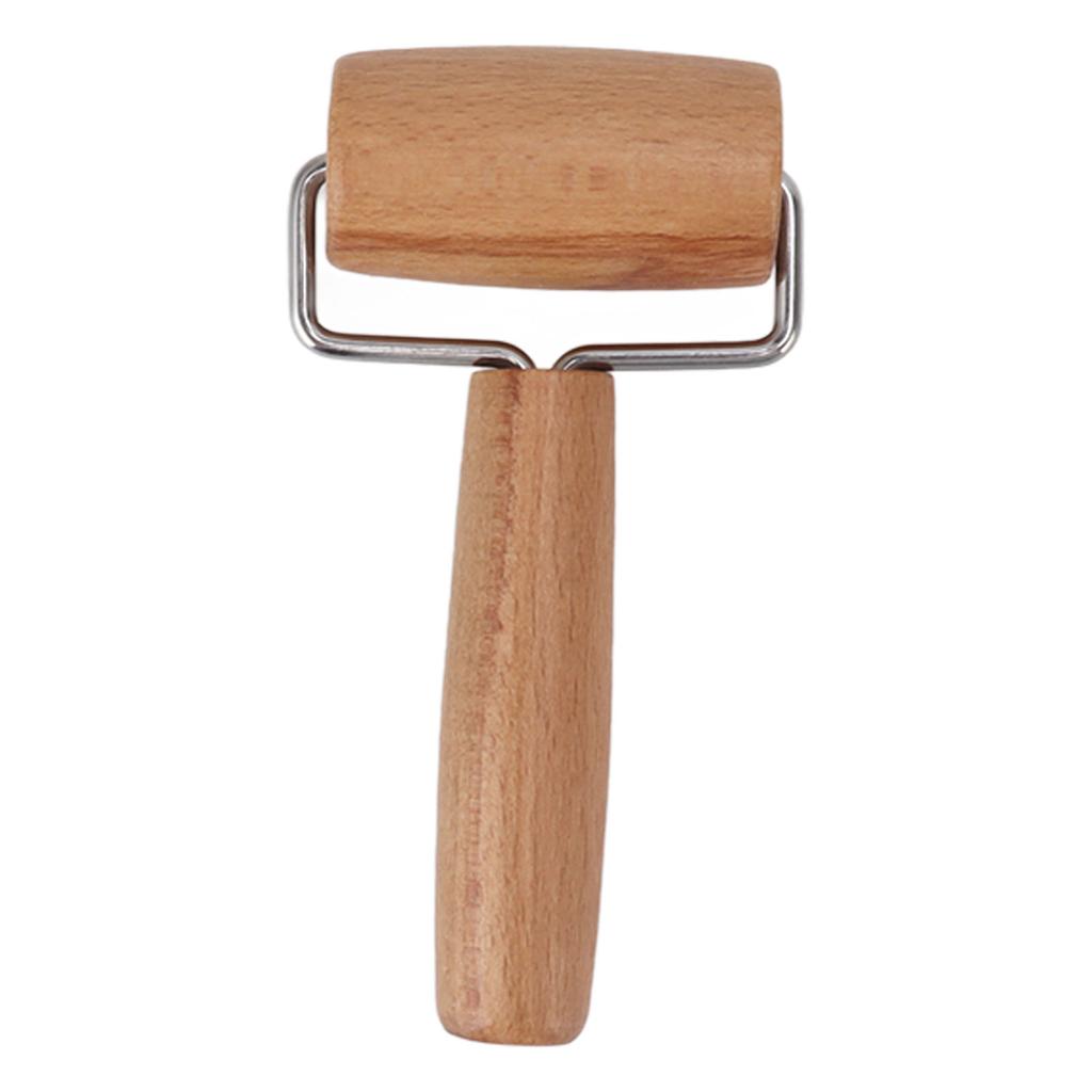 Dough Baker Roller Small Wooden Rolling Pin Non Stick for Pizza Baking Home Kitchen Utensils