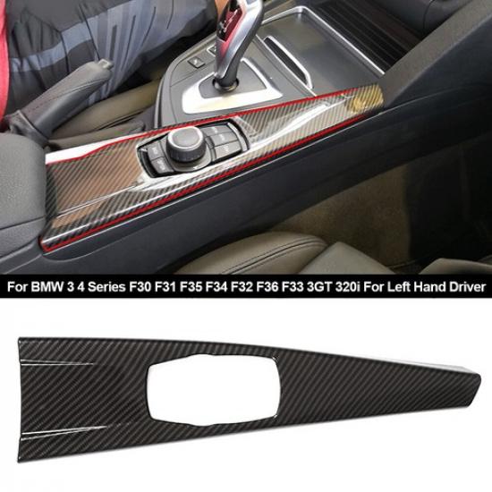 Car Multimedia Button Panel Trim Cover M Performance For BMW 3 4 Series F30 F31