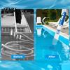 Automatic Pool Bottom Sweeper Handheld Vacuum with Pole, Cordless Rechargeable Hot Tub Vacuum, Easy Operation Cleaning Device Powerful Suction