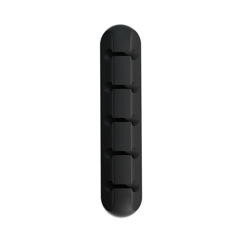 USB Cable Organizer Silicone Cable Winder Desktop Tidy Management Clips Cable Holder For Mouse Keyboard Headphone Wire Organizer