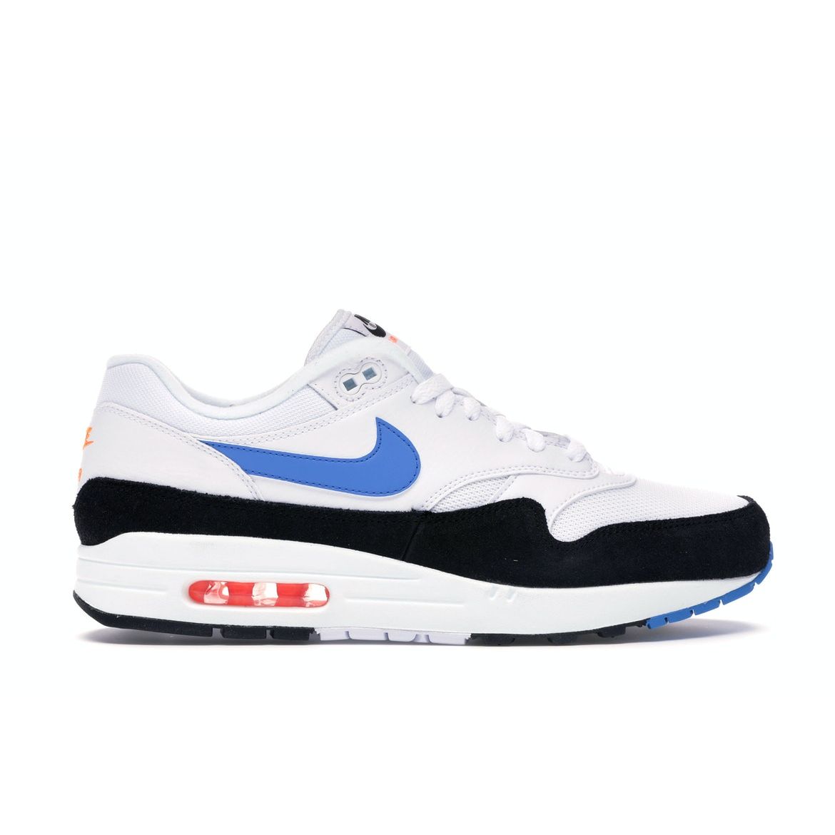 

Nike Air Max 1 Photo Blue Total Orange Мужские кроссовки белые AH8145-112