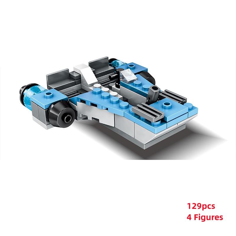 MOC Fighter X Figure Blocchi da costruzione assemblati Mattoni educativi Giocattoli per bambini Kit per bambini Regali K009-K012